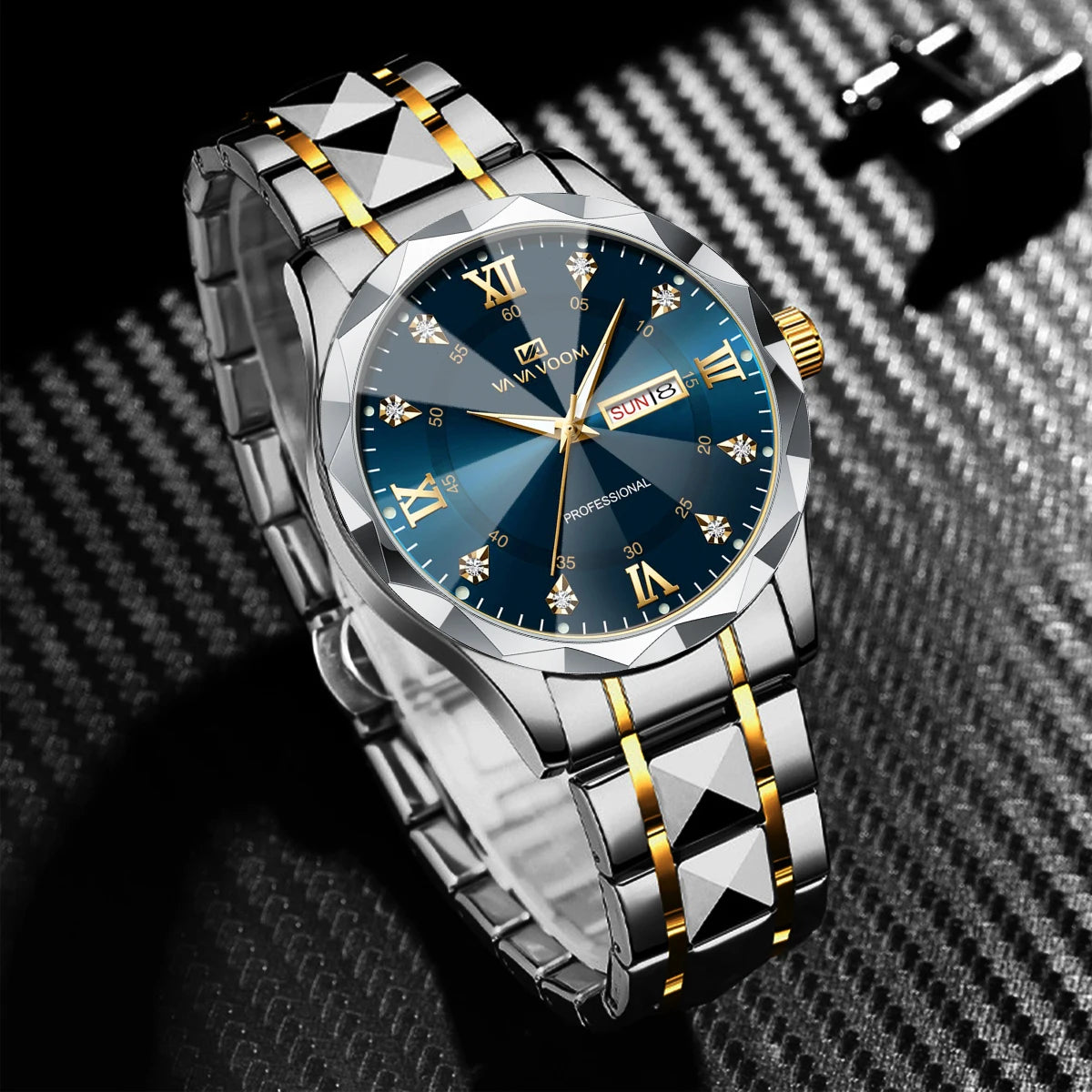 Blue Gold Luxury Watch