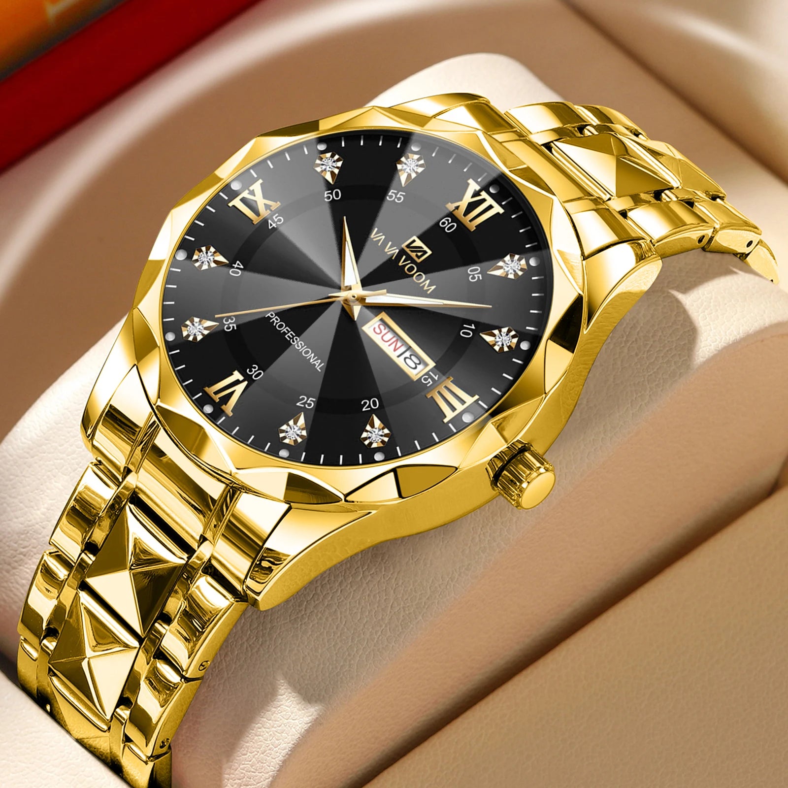 Blue Gold Luxury Watch