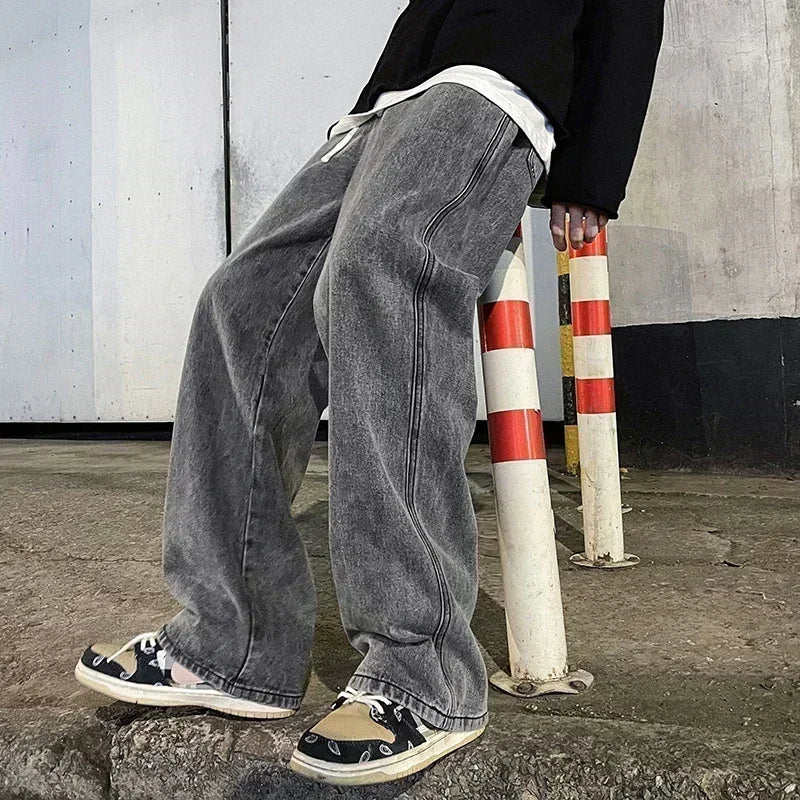 Loose Straight Wide Leg jean