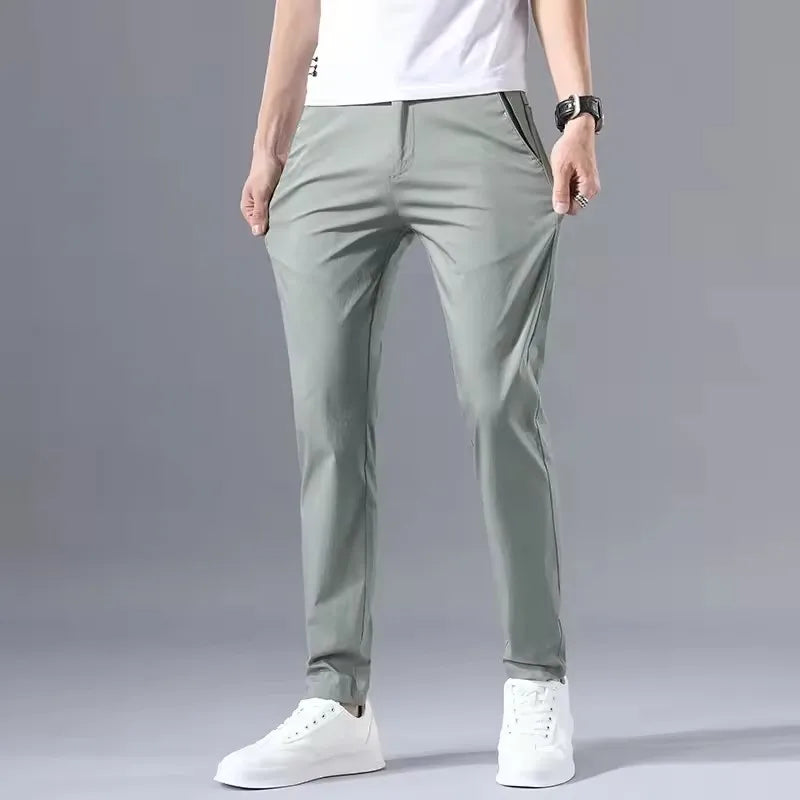 Casual Pants Classic Business Cotton Stretch Trousers