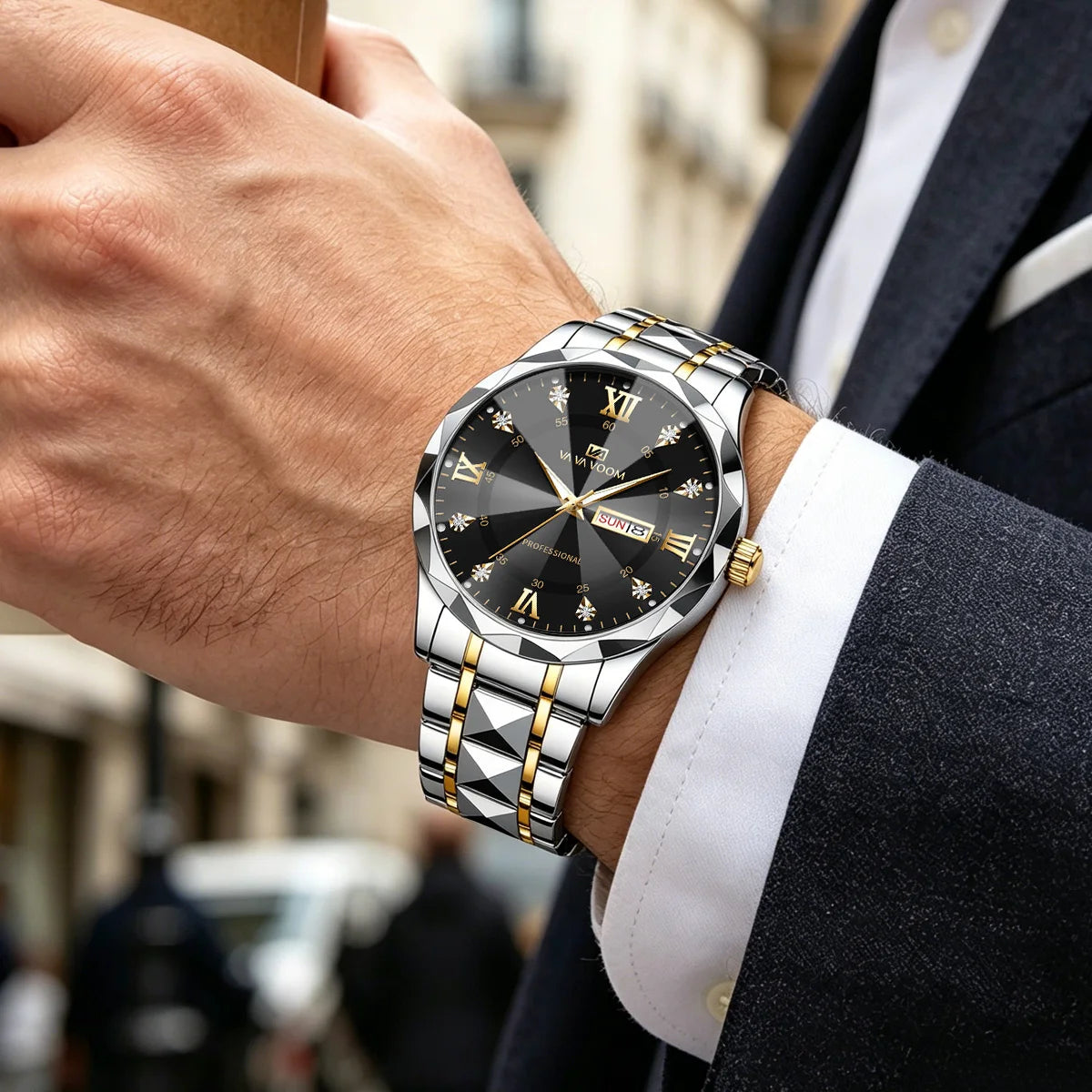 Blue Gold Luxury Watch