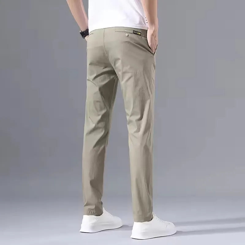 Casual Pants Classic Business Cotton Stretch Trousers