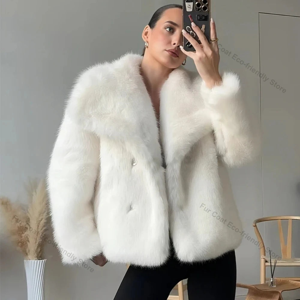 Soft Plush Fur Coat