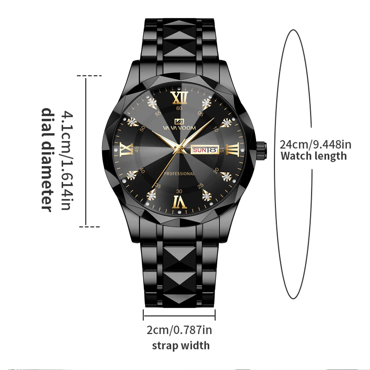 Blue Gold Luxury Watch