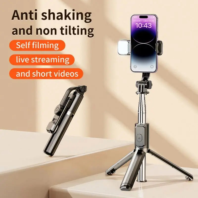 Foldable 360 Degree Rotating High Quality Selfie Stick Tripod