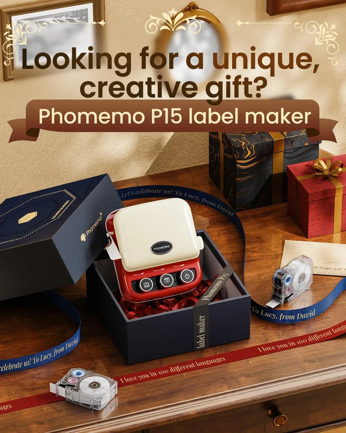 Phomemo P15 Ribbon Label Printer