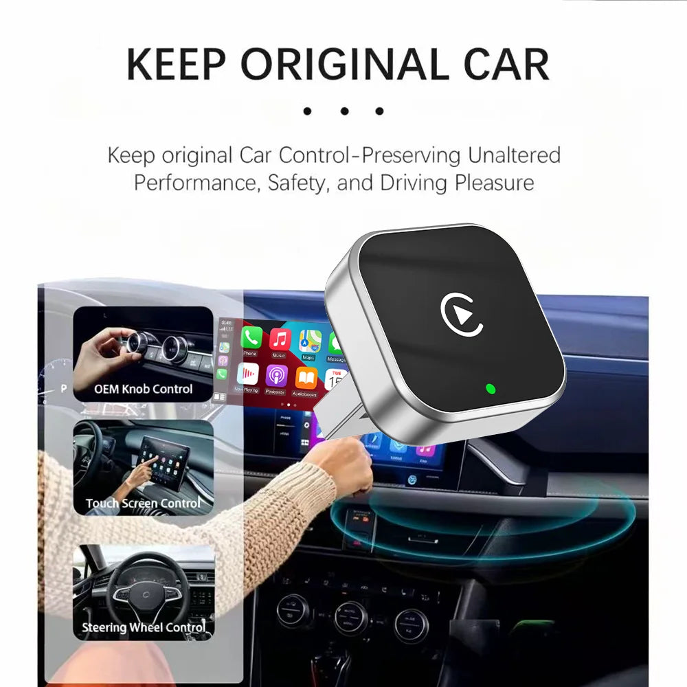 Wireless CarPlay 2-in-1 Adapter
