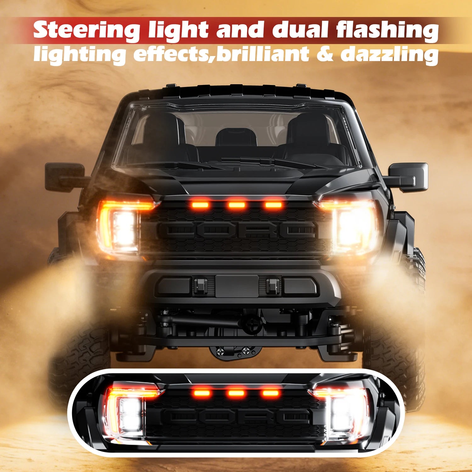 F150 Full Proportional RC Off-road Truck 4WD  Pickup Remote Control Crawler Car