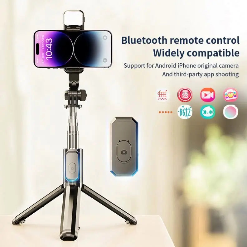 Foldable 360 Degree Rotating High Quality Selfie Stick Tripod