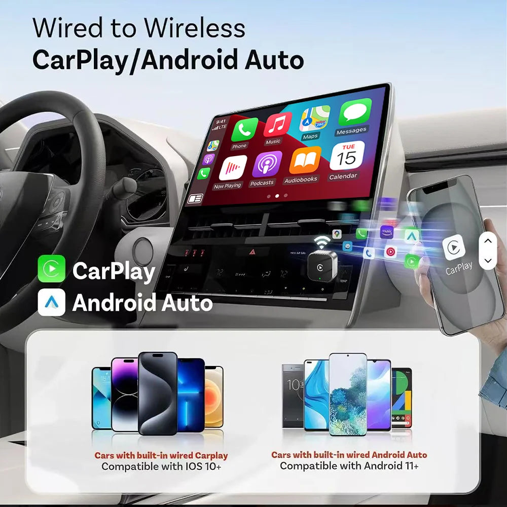Wireless CarPlay 2-in-1 Adapter