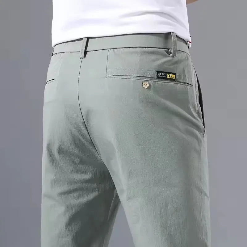 Casual Pants Classic Business Cotton Stretch Trousers