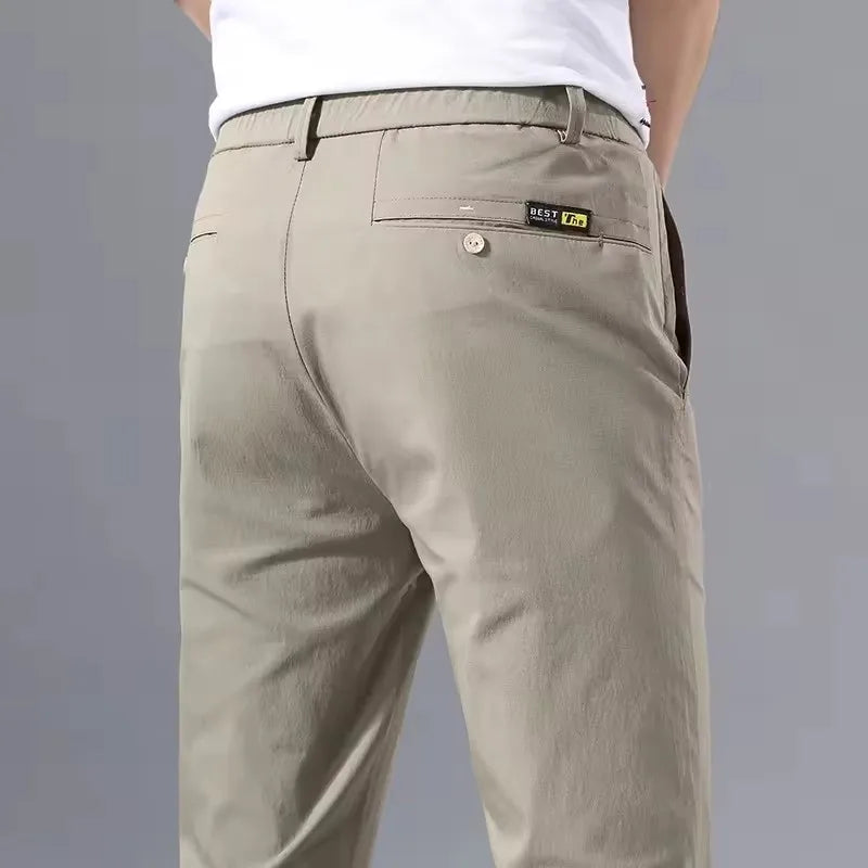 Casual Pants Classic Business Cotton Stretch Trousers